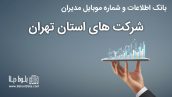 بانک موبایل مدیران شرکت های استان تهران