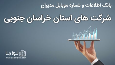 بانک موبایل مدیران شرکت های استان خراسان جنوبی