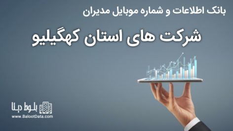 بانک موبایل مدیران شرکت های استان کهگیلویه و بویر احمد